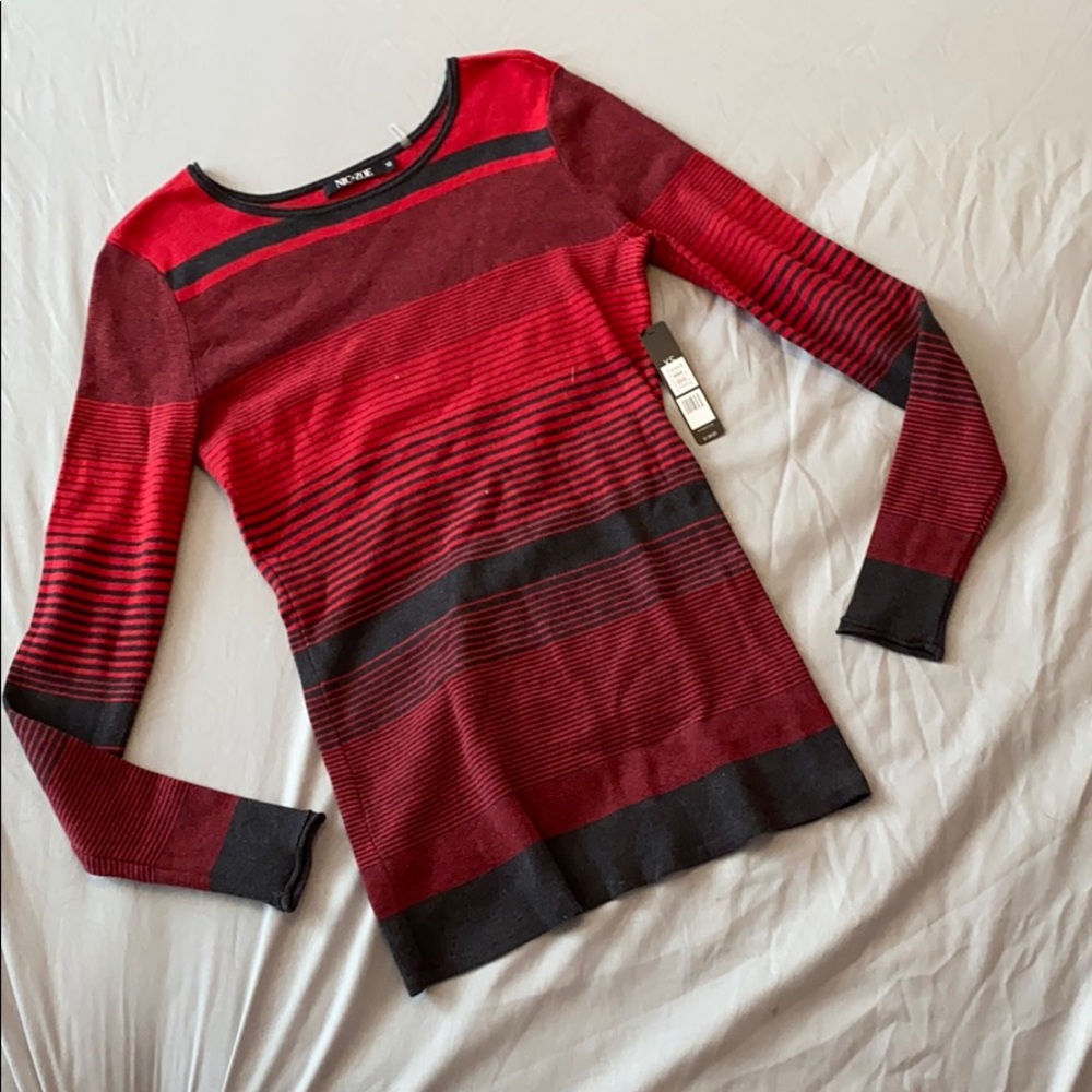 Nic+Zoe striped long sleeve